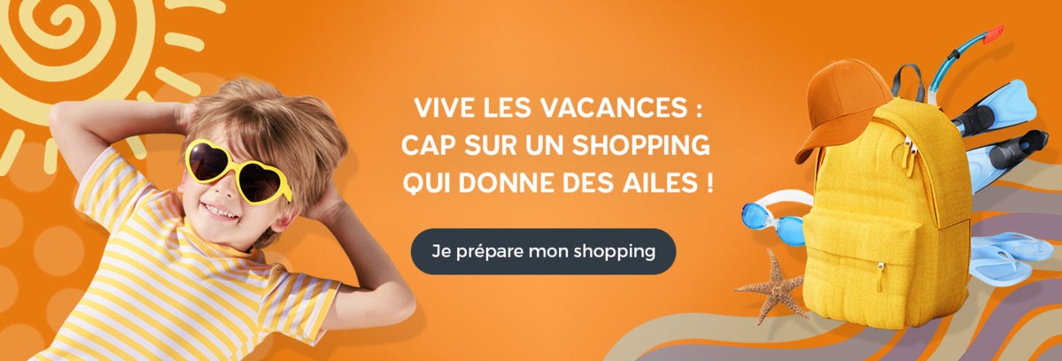 Vive les vacances : cap sur un shopping qui donne des ailes !